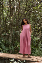 Rosalie Fern Linen Dress